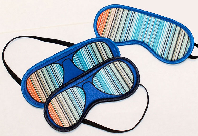 Сублимационная печать на очках для сна 
